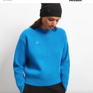 Pangaia Women's Recycled Cashmere Sweater - Cerulean Blue- X-Small